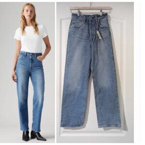 Levi's Blue Straight Leg Women's Jeans